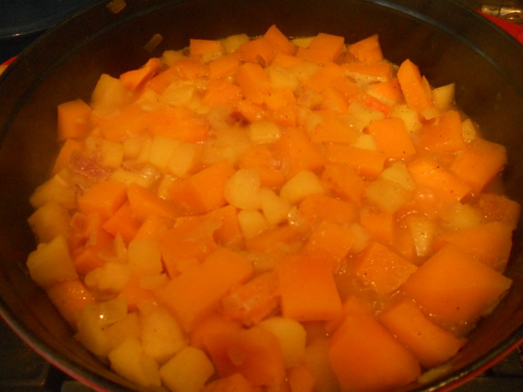 Butternut Squash and Apple Soup (with Curry)