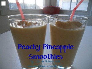 Peachy Pineapple Smoothie
