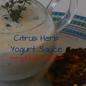Citrus Herb Yogurt Sauce