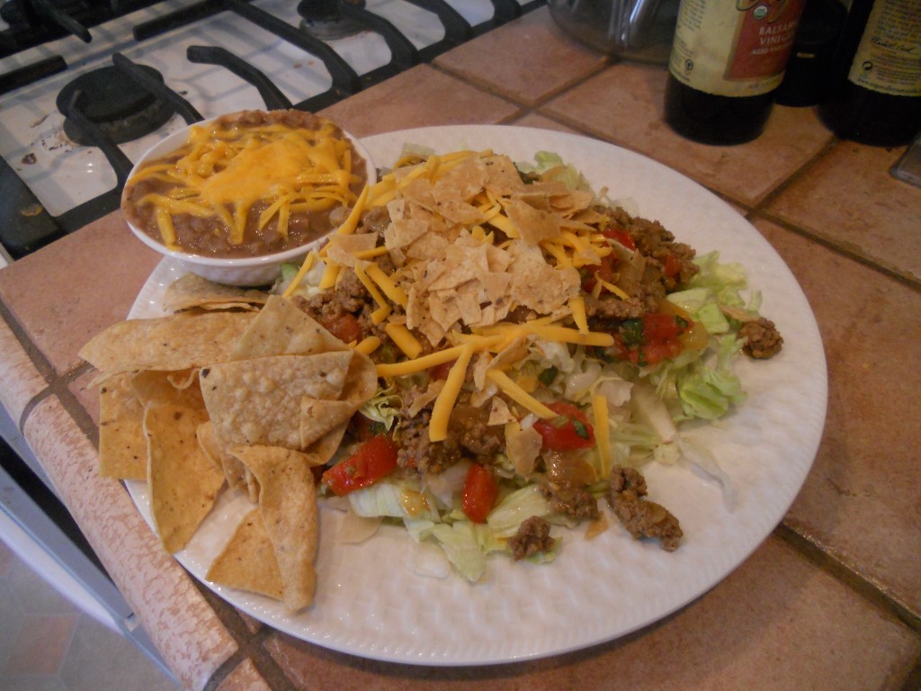 Lunch-time Taco Salad!