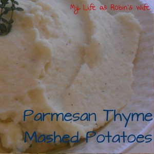 Parmesan Thyme Mashed Potatoes