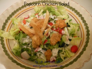 Popcorn Chicken Salad