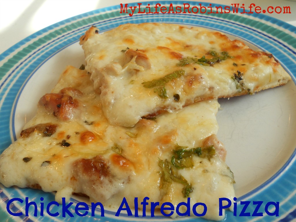 Chicken Alfredo Pizza