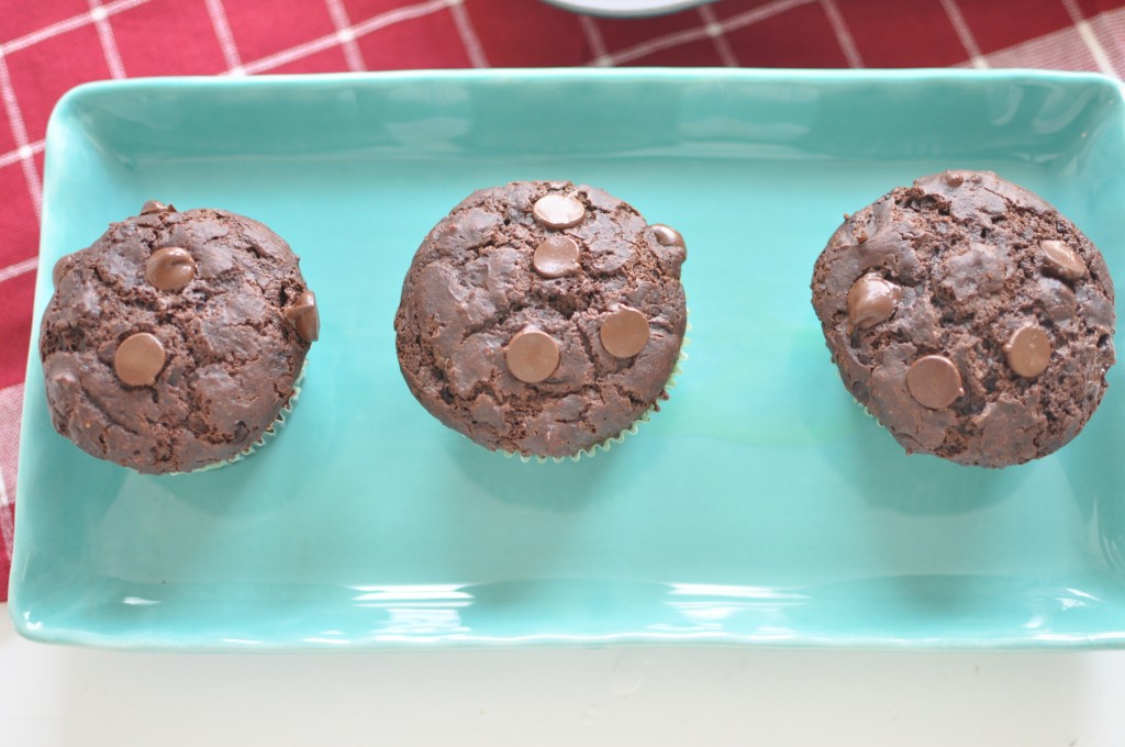 Double Chocolate Muffins (with Coconut Oil!) by MyLifeAsRobinsWife.com