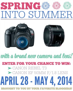 Canon Rebel T3 Camera Giveaway!
