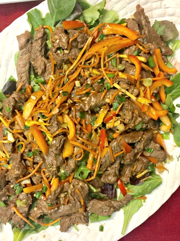 Mongolian Beef and Greens