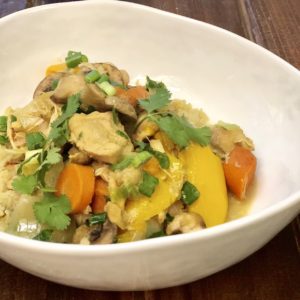Green Curry Chicken and Veggies